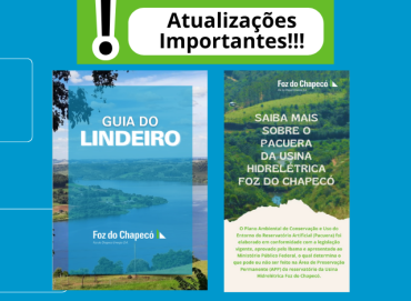 Novos Informativos - Guia do Lindeiro e sobre o Pacuera