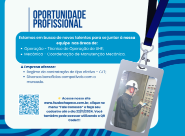 Oportunidade Profissional !!!